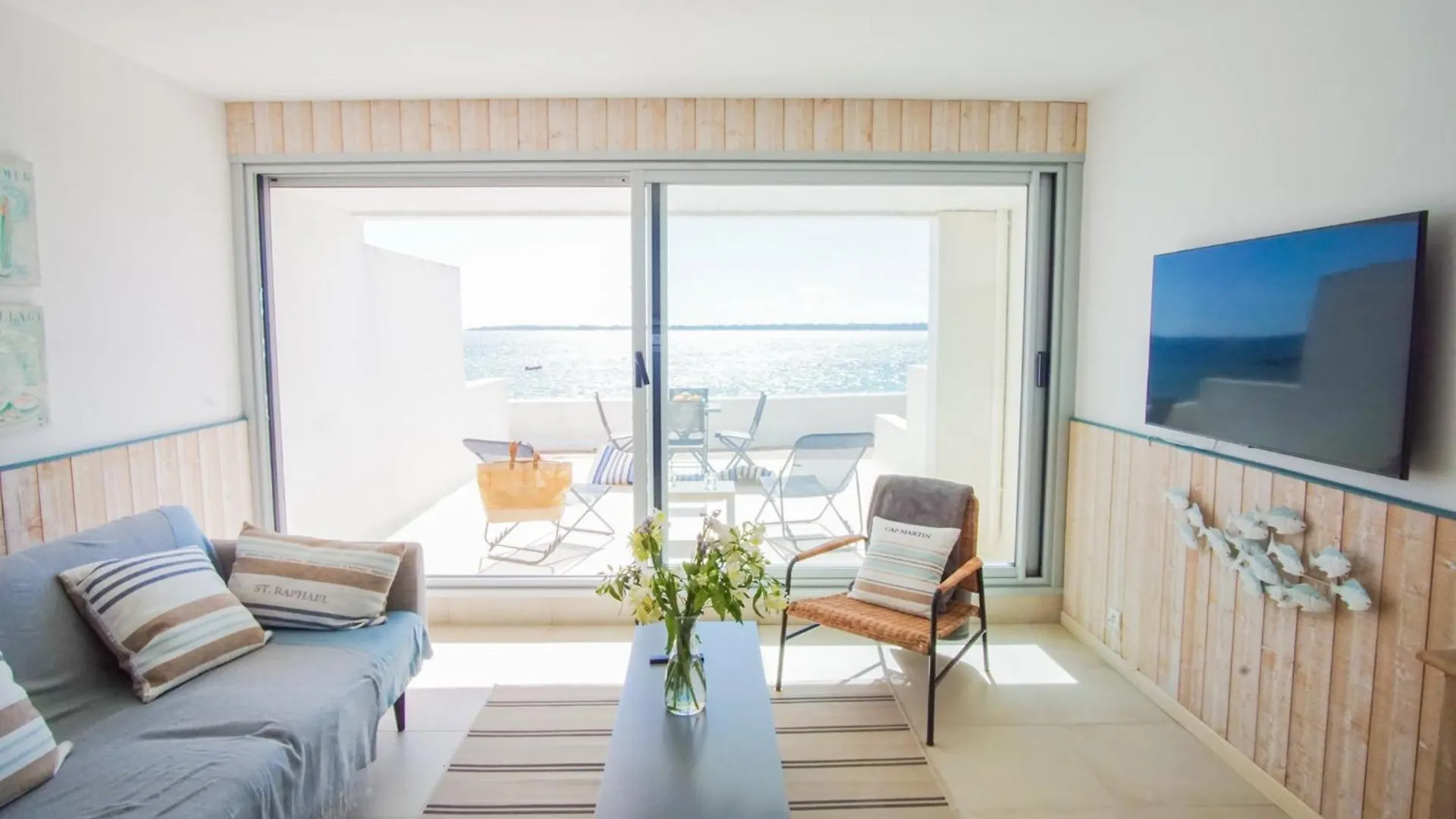 -Te Moana- Beau T2 Bis Surplombant La Mer Avec Parking Concarneau Apartamento