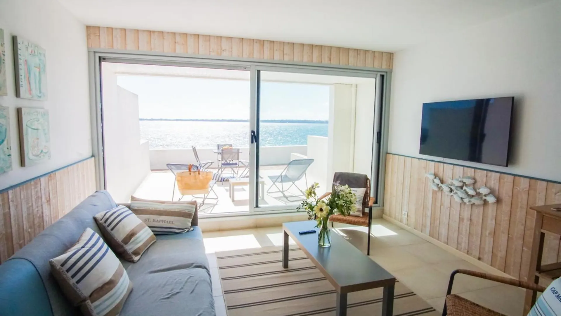 -Te Moana- Beau T2 Bis Surplombant La Mer Avec Parking Concarneau
