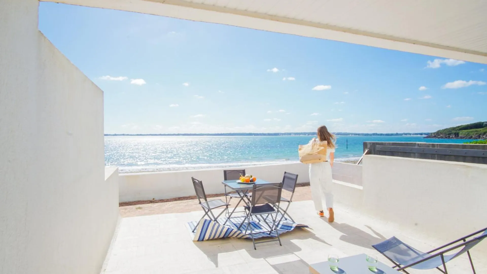 Apartamento -Te Moana- Beau T2 Bis Surplombant La Mer Avec Parking Concarneau