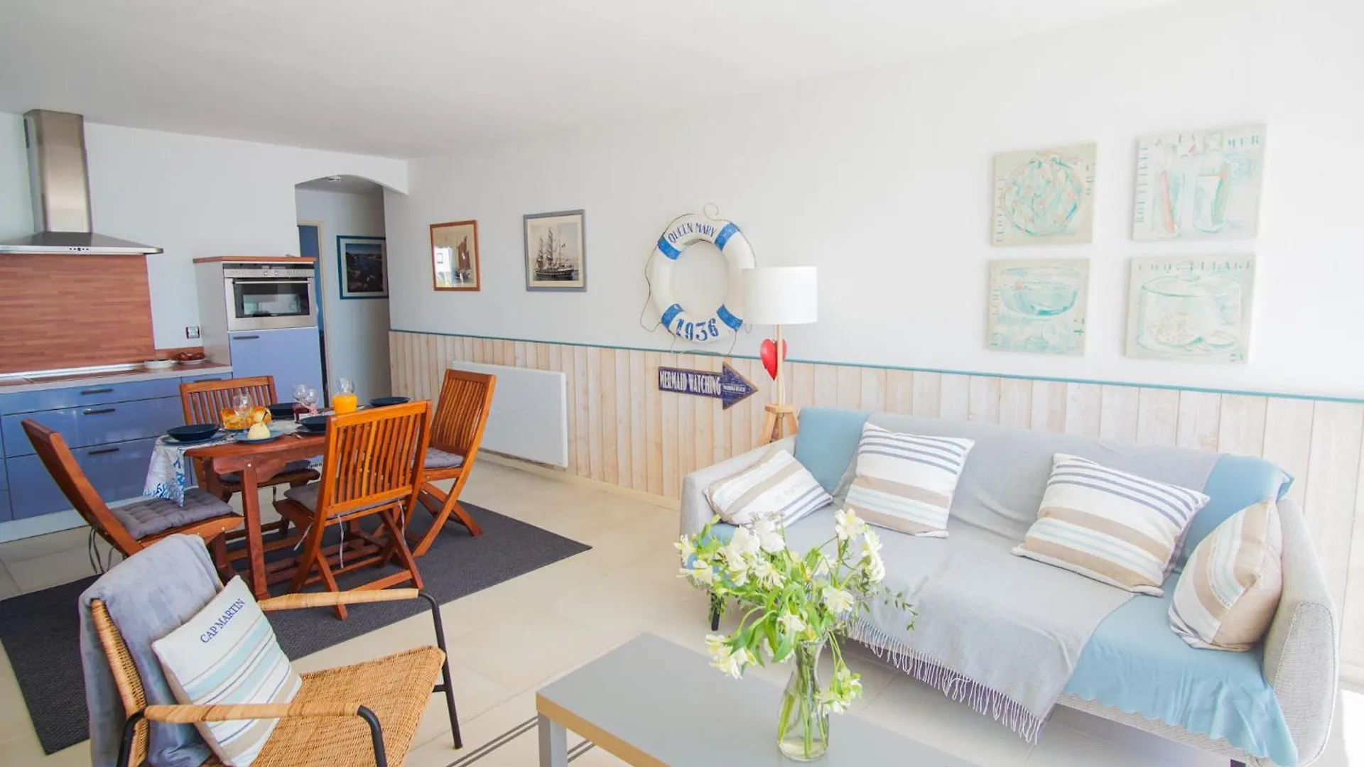 Apartamento -Te Moana- Beau T2 Bis Surplombant La Mer Avec Parking Concarneau