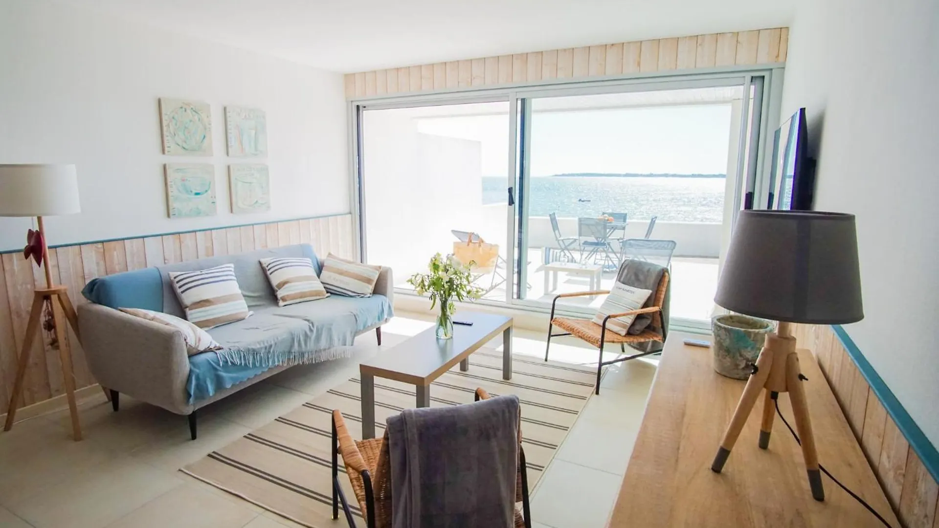 Apartamento -Te Moana- Beau T2 Bis Surplombant La Mer Avec Parking Concarneau