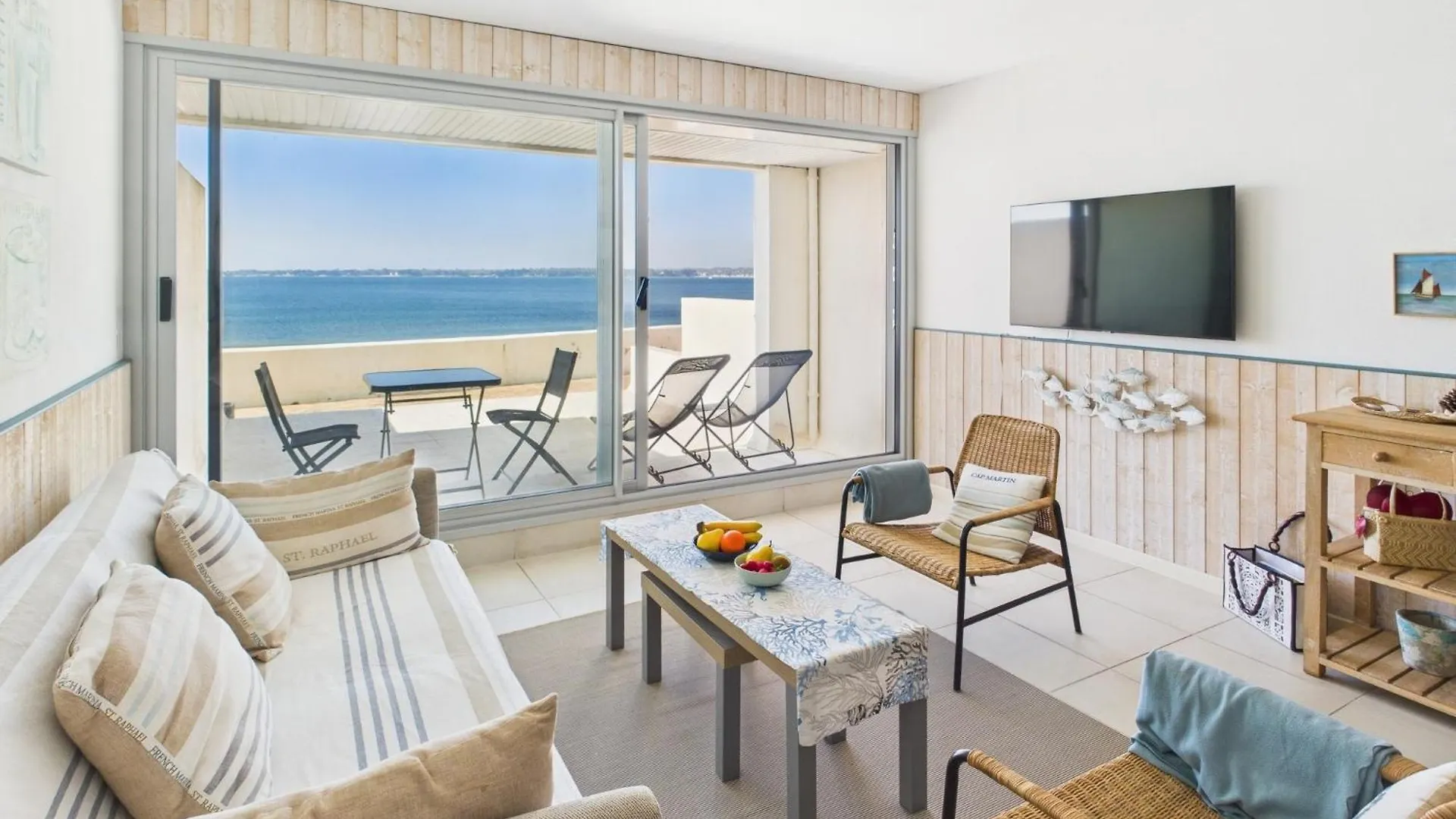 -Te Moana- Beau T2 Bis Surplombant La Mer Avec Parking Concarneau Apartamento