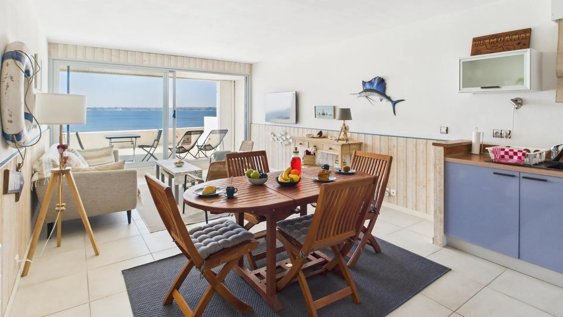 Apartamento -Te Moana- Beau T2 Bis Surplombant La Mer Avec Parking Concarneau França